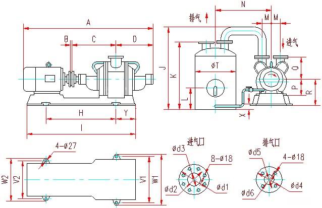 SZ水环真空泵安装图2